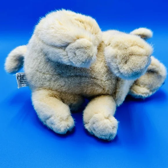 Russ Berrie Brown Pugsley Plush 9 Inch Puppy Dog 1988 Vintage Stuffed Animal - Picture 5 of 8